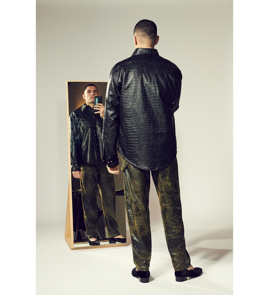 4SDESIGNS CARPENTER PANT YELLOW/BLACK