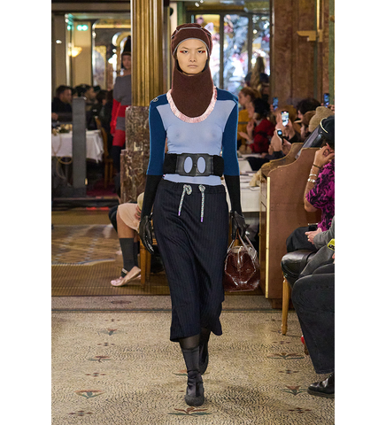 PLATH SKIRT NAVY/CHALK WHITE PLATH SKIRT NAVY/CHALK WHITE