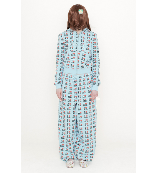 BUTTERFLY HOODIE I HEART ME BLUE