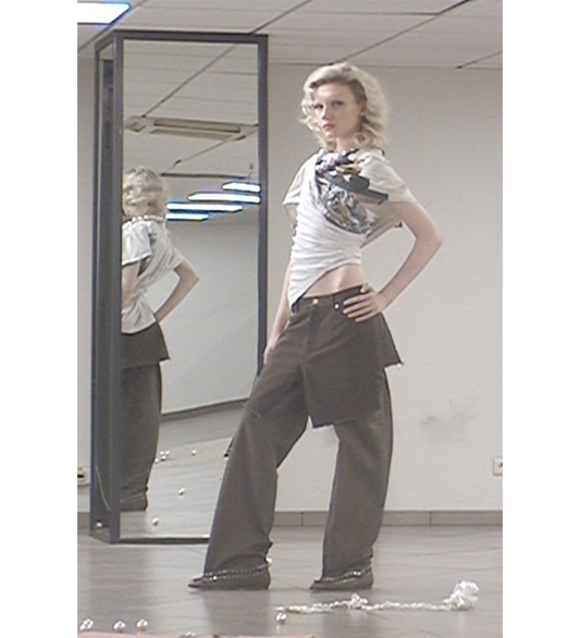 DISPLAY DENIM SHORTS BROWN