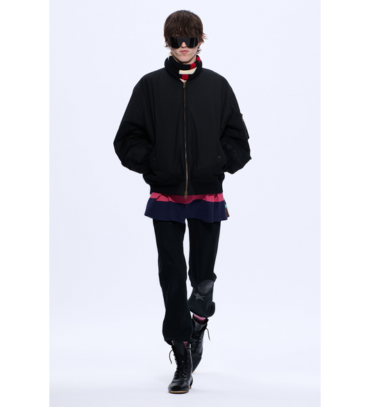 RUGBY SKIRT MA-1 BOMBER BLACK