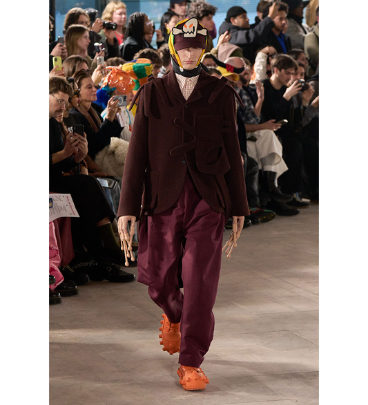 ALIEN BOXY BLAZER BORDEAUX