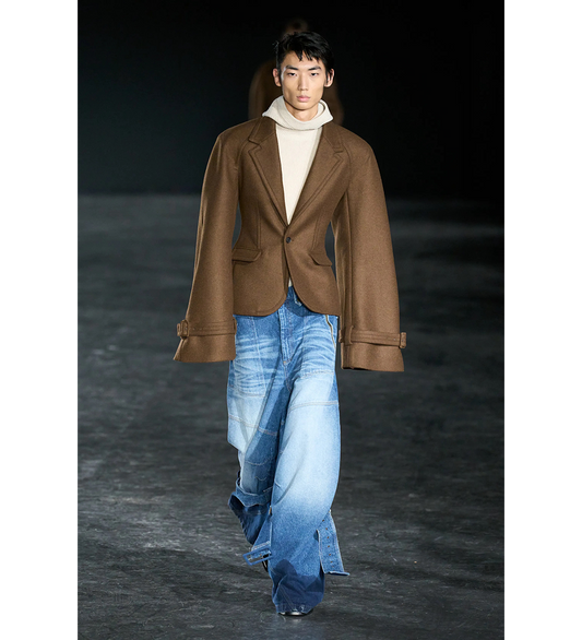 CARGO DENIM WET BLUE DENIM