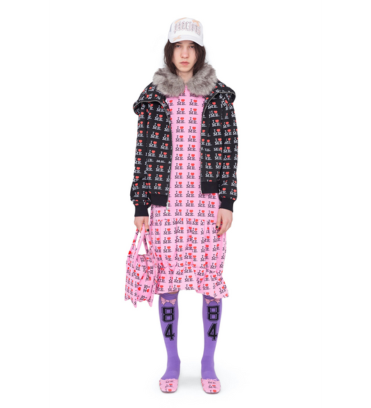 HALI COLLAR FAUX SNOW WOLF FUR