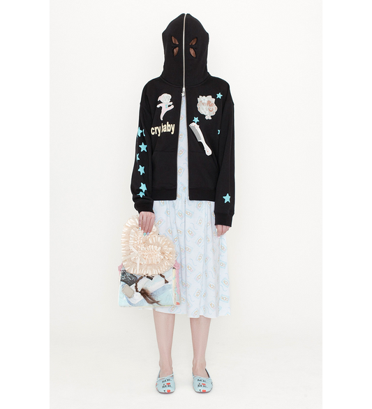 BUTTERFLY HOODIE CRY BABY