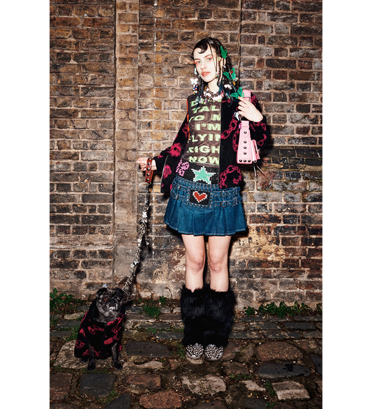 PATTY SKIRT BLUE AND MULTI