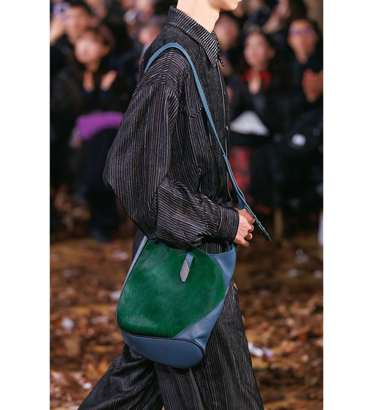 SLATINA BAG BLUE/FOREST GREEN/BLACK OBSIDIAN