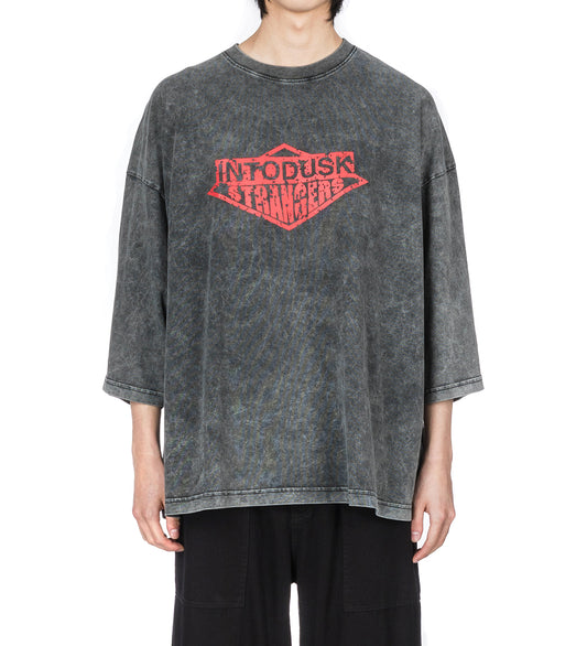 STRANGERS TEE WASHED BLACK