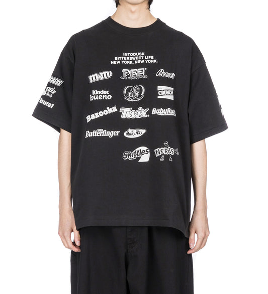 CANDY LOGO SS TEE BLACK
