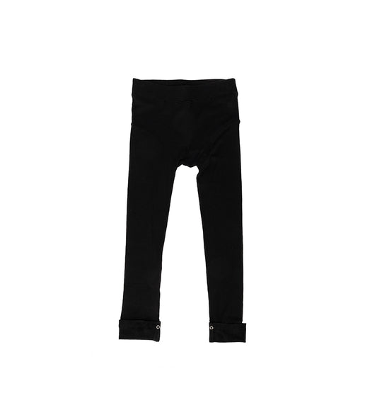 RIB LEGGINGS BLACK