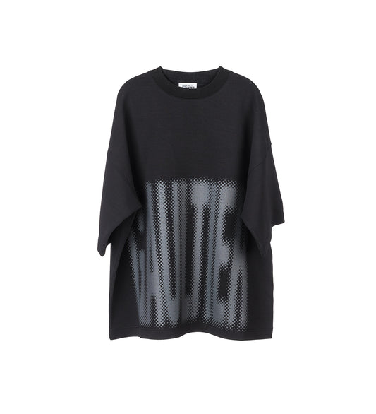 OVERSIZED TEE GAULTIER BLACK/DARK GREY
