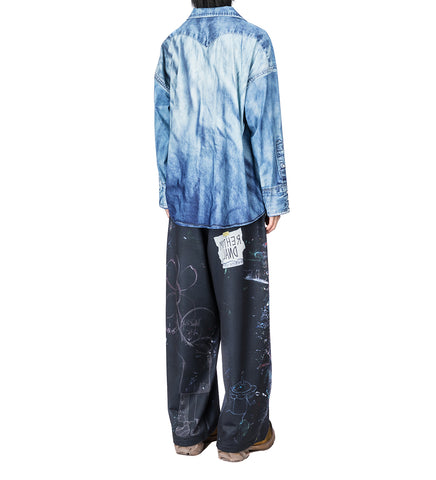 WIDE PANTS MUSASHI PRINT WIDE PANTS MUSASHI PRINT