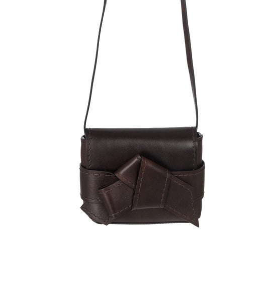 MUSUBI MINI CROSSBODY BAG DARK BROWN