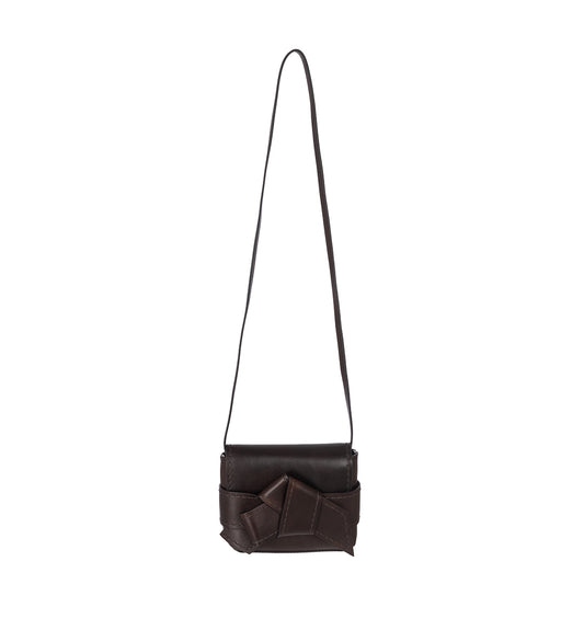MUSUBI MINI CROSSBODY BAG DARK BROWN
