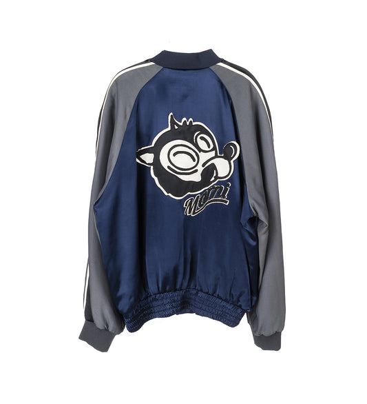 BLOCK BOMBER WITH PATCH DEEP BLUE