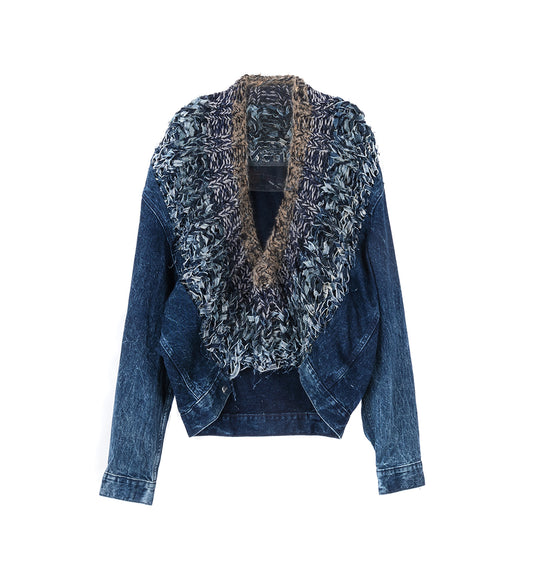 JEANSCIRCLEJACKET VINTAGE BLUE #1