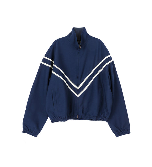 PINKING CORDED JACKET NAVY