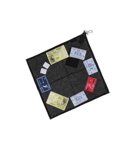 CB PATCH HANKY CHARM BLACK CB PATCH HANKY CHARM BLACK