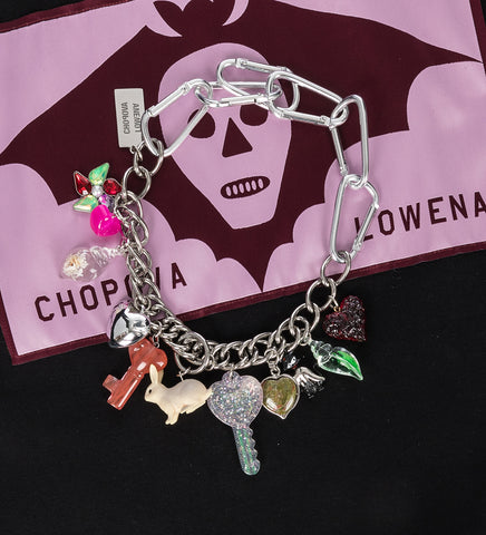 SHELL AND BACK CARABINER NECKLACE SILVER SHELL AND BACK CARABINER NECKLACE SILVER