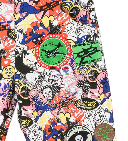 COSMOS TROUSERS WHITE MULTI COSMOS TROUSERS WHITE MULTI