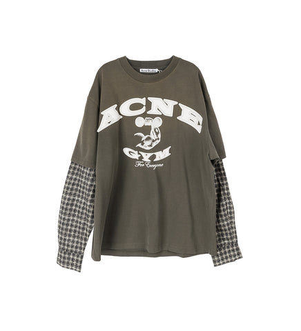 EXFORD U LS GYM BRO CHECK VINTAGE GREEN EXFORD U LS GYM BRO CHECK VINTAGE GREEN