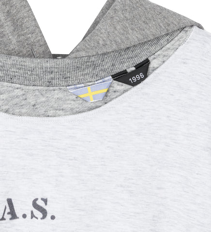 FREDERICO STENCIL LOGO GREY MELANGE FREDERICO STENCIL LOGO GREY MELANGE