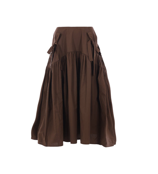 JUSTICE SKIRT BROWN