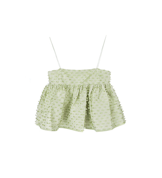 BABETTE TOP PASTEL GREEN
