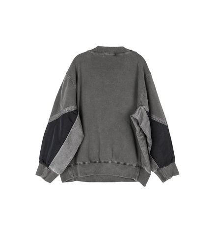 EMBROIDERY SWEATSHIRT BLACK EMBROIDERY SWEATSHIRT BLACK