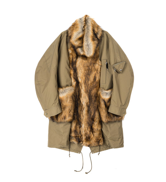 WEATHER CLOTH COAT KHAKI
