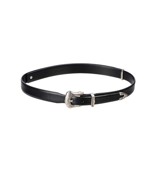METAL BUCKLE BELT BLACK