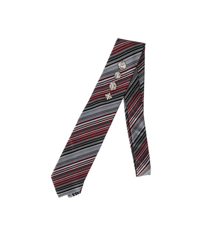 METAL CONCHO TIE LIGHT GRAY METAL CONCHO TIE LIGHT GRAY