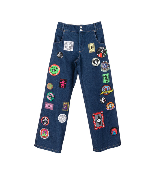 WICKO JEANS BLUE MULTI