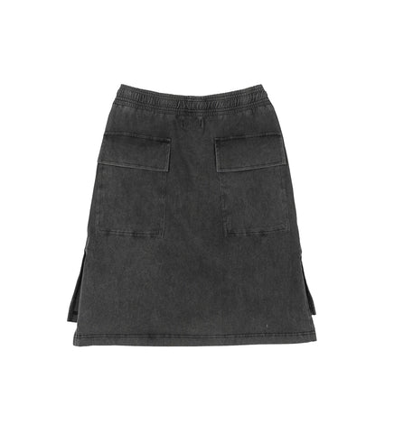 TERRY SKIRT BLACK TERRY SKIRT BLACK