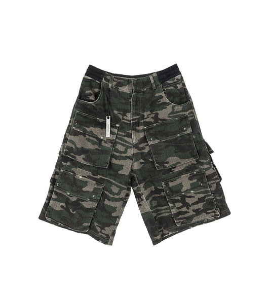 CARGO SHORTS WOODLAND CAMO