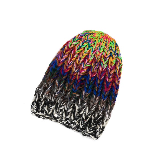 DEGRADE KNITTEDHAT II WOOLMIX COLOURMIX
