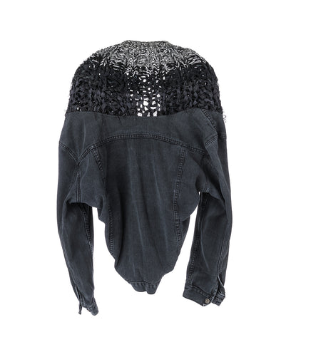 JEANSCIRCLEJACKET VINTAGE BLACK JEANSCIRCLEJACKET VINTAGE BLACK