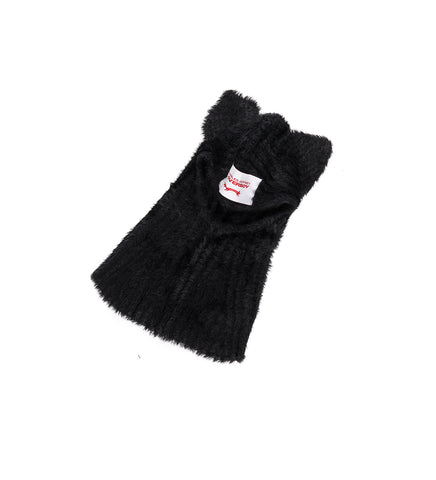 FLUFFY EARS BALACLAVA BLACK FLUFFY EARS BALACLAVA BLACK