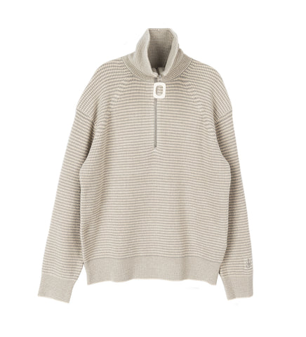 HALF ZIP JUMPER SAND/STONE HALF ZIP JUMPER SAND/STONE