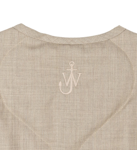 QUILTED JACKET CLAY MELANGE QUILTED JACKET CLAY MELANGE