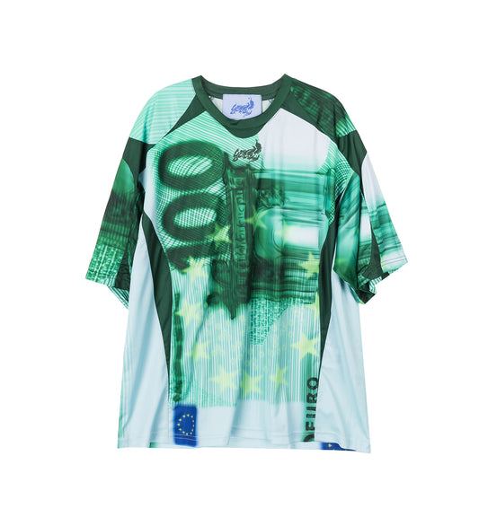 FOOTBALL TEE MINT/GREEN