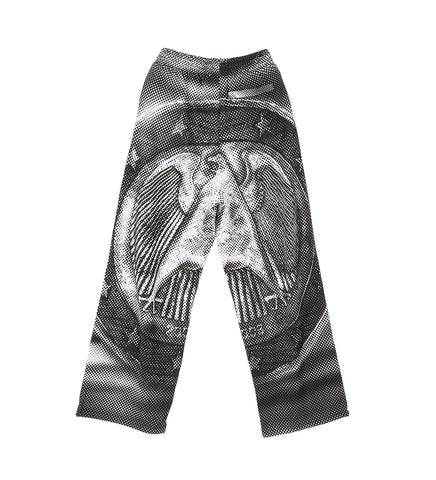 FLEECE TRACKSUIT PANT WHITE/BLACK FLEECE TRACKSUIT PANT WHITE/BLACK
