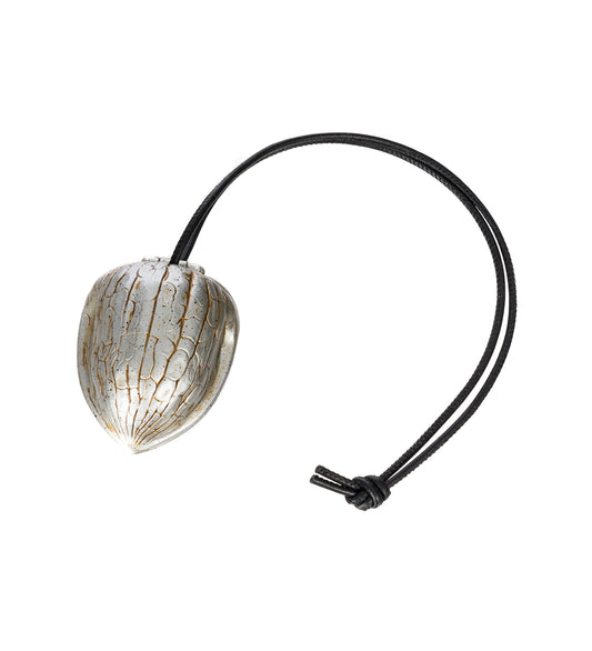 WALNUT KEYRING AGED GOLD