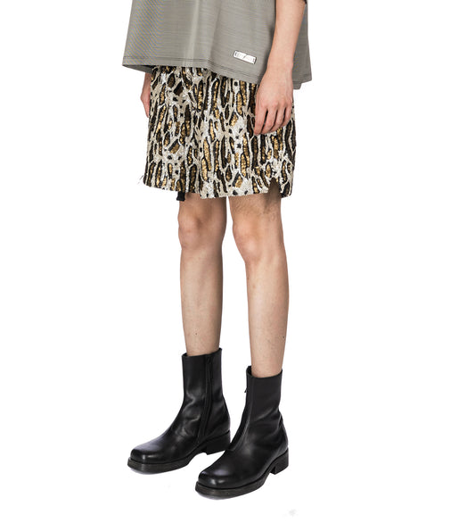 4SDESIGNS ACTIVITY SHORT KAKI/BLACK