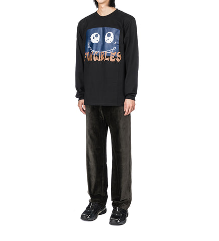 SMILE CRY LS T-SHIRT BLACK SMILE CRY LS T-SHIRT BLACK