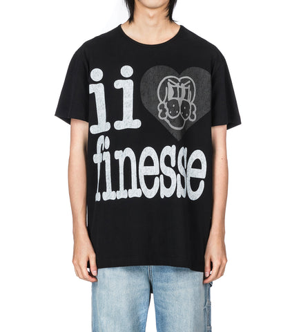 II HEART FINESSE TEE BLACK II HEART FINESSE TEE BLACK