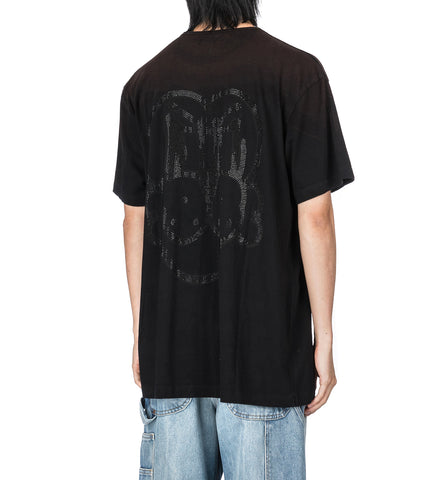 SHINY FINESSE PUP TEE BLACK SHINY FINESSE PUP TEE BLACK