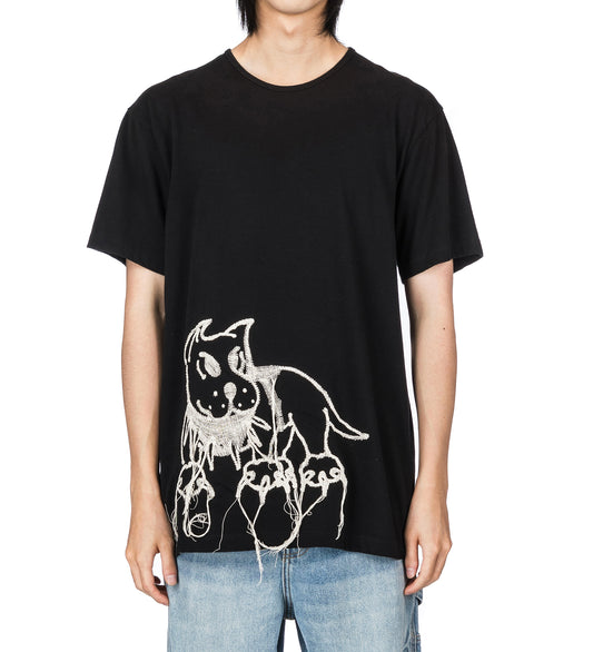 GUARD EMBROIDERD TEE BLACK