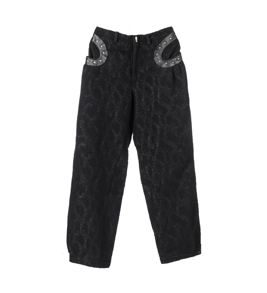 FITZ TROUSER GLITTER BLACK/BLACK OBSIDIAN