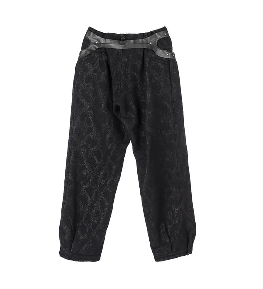 FITZ TROUSER GLITTER BLACK/BLACK OBSIDIAN